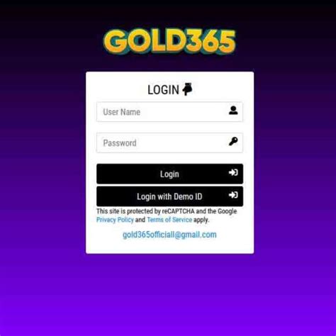Gold365 Login ID .